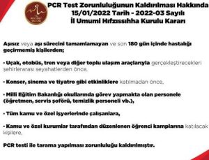 Nevşehir Valiliğinden PCR Testi Açıklaması